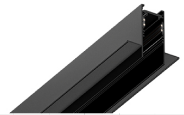 Магнитный шинопровод встраиваемый MAGNETIC TRACK V25-300